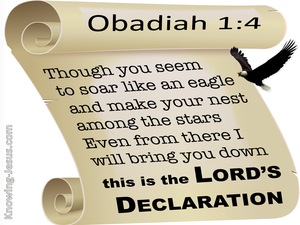 Obadiah 1:4
